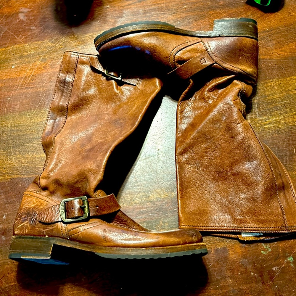 Frye boots brown leather